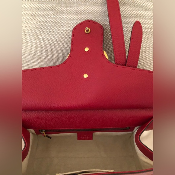 SOLD GUCCI Calfskin GG Marmont Top Handle Bag and Optional Shoulder Strap - Picture 10 of 17